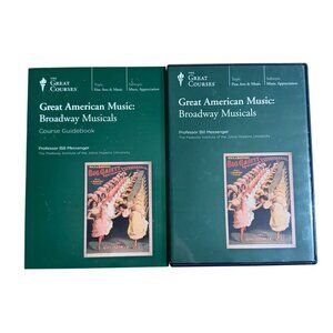 Great Courses Great American Music Broadway Musicals DVDs Guidebook Messenger